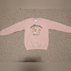 Disney Pink Sweatshirt with Cute Ghost